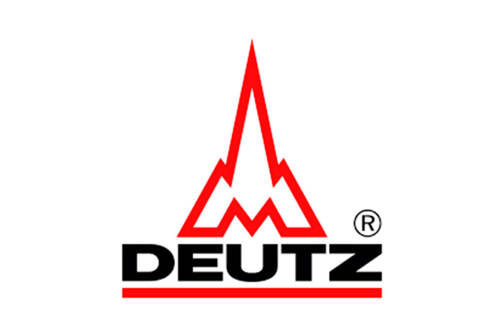 Logótipo oficial da Deutz - fabricante de motores a diesel para aplicações industriais e marítimas