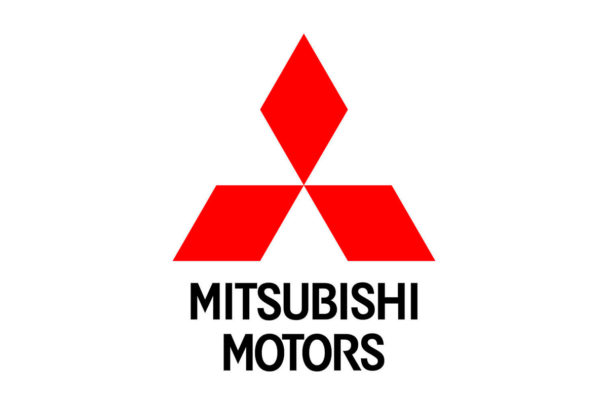 Logótipo oficial da Mitsubishi - motores industriais e automotivos