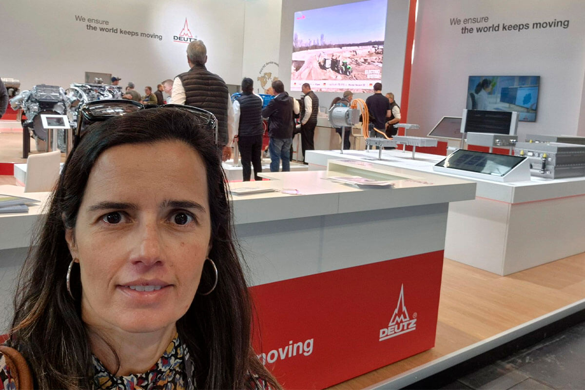 Participação da MASAPI no stand da DEUTZ na BAUMA 2025, em Munique, com apresentação de motores e soluções de energia.